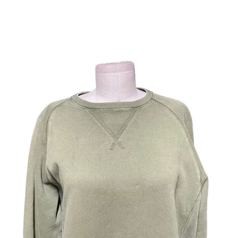 Jack Spade Men's Olive Green‎ Crewneck Pullover Sweatshirt Size Medium